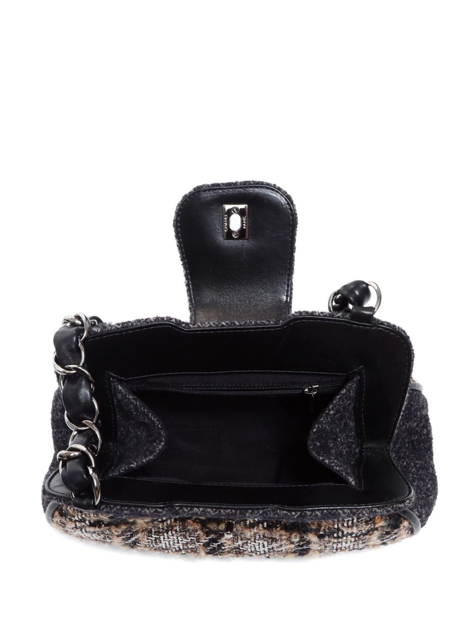 Affordable HOT SALE Women CHANEL shoulder bag tweed 2000 CC 0428